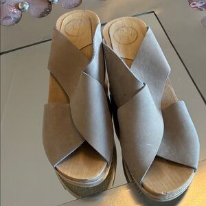 No6 number 6 leather clogs 41